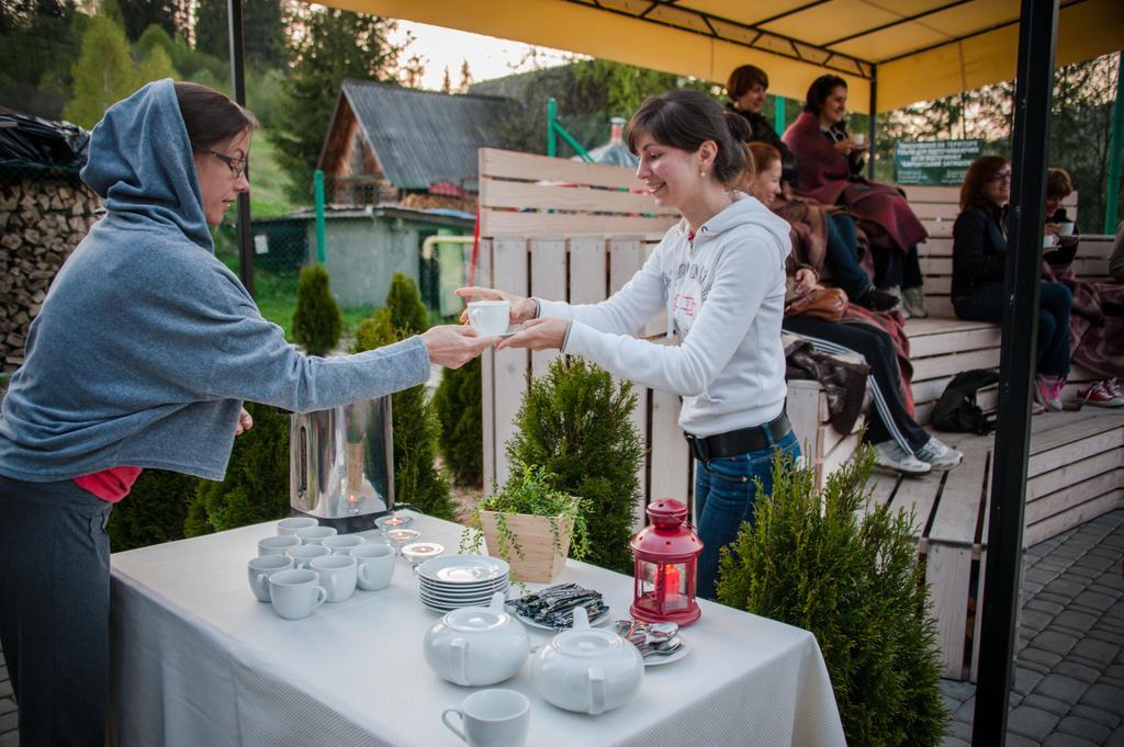 Карпатський Затишок Hotell Slavskoje Eksteriør bilde