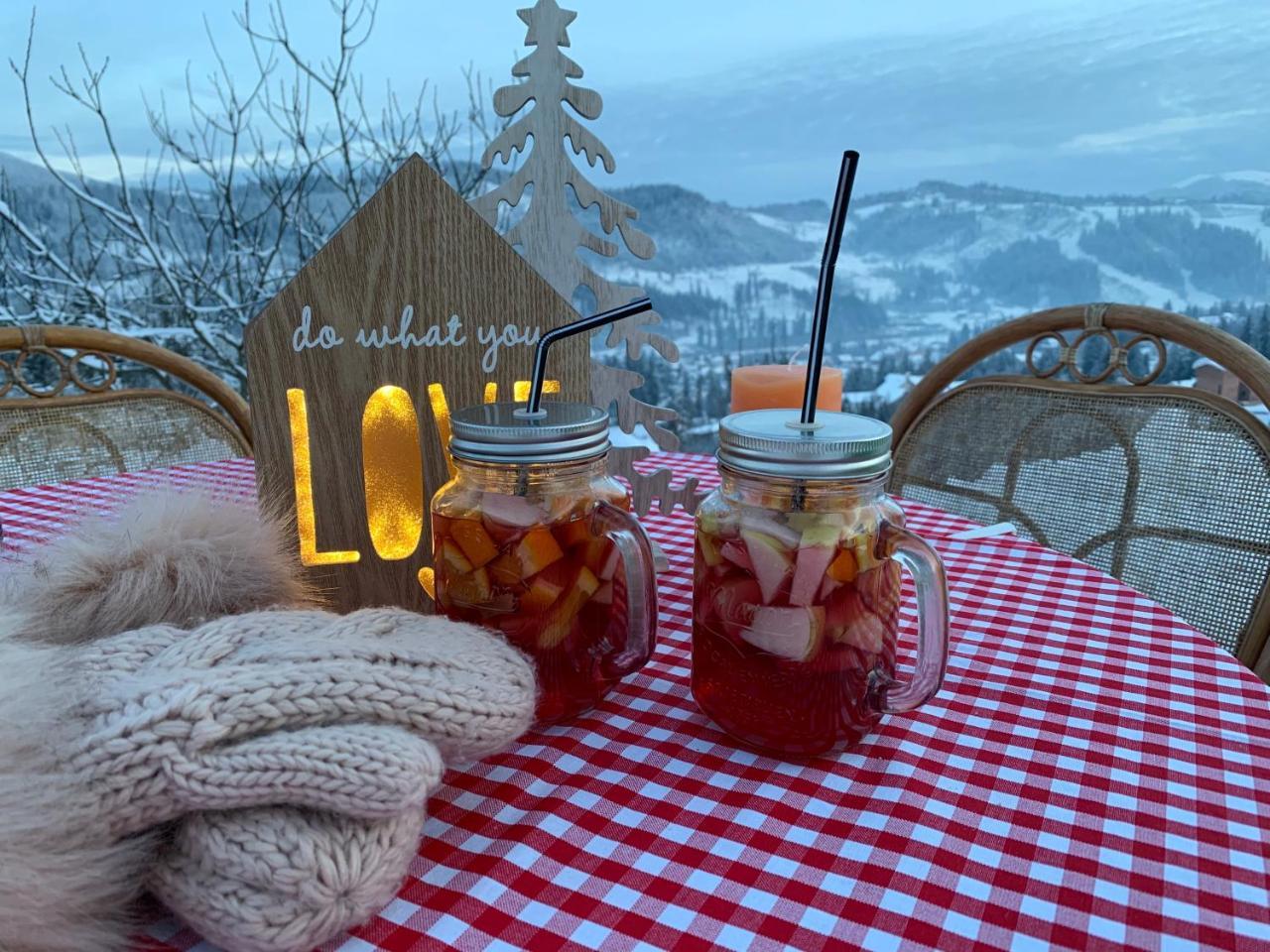 Карпатський Затишок Hotell Slavskoje Eksteriør bilde